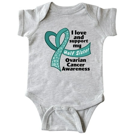 Inktastic Ovarian Cancer Awareness I Love and Support My Half Sister Gift Baby Boy or Baby Girl Bodysuit
Inktastic Ovarian Cancer Awareness I Love and Support My Half Sister Gift Baby Boy or Baby Girl Bodysuit