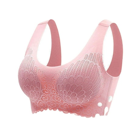 TINYSOME Women Wide Strap Seamless T-Shirt Bras Lace Splicing Sport Bralette with Padding
TINYSOME Women Wide Strap Seamless T-Shirt Bras Lace Splicing Sport Bralette with Padding