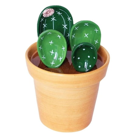 AIXING Cactus Measuring Spoon Set | 4pcs Ceramic Spoons with Holder for Baking | Cute Cacti Measuring Spoons and 1 Cup for Baking Salt Sugar Seasonings Coffee
AIXING Cactus Measuring Spoon Set | 4pcs Ceramic Spoons with Holder for Baking | Cute Cacti Measuring Spoons and 1 Cup for Baking Salt Sugar Seasonings Coffee