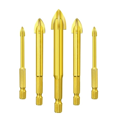 GoFJ 5Pcs/Set Drill Bits Rust-Proof Multifunctional Alloy Marble Drill Bit Kit Drilling Tool
GoFJ 5Pcs/Set Drill Bits Rust-Proof Multifunctional Alloy Marble Drill Bit Kit Drilling Tool