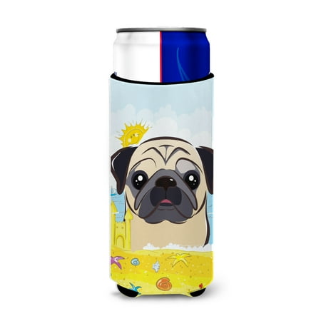 Carolines Treasures BB2130MUK Fawn Pug Summer Beach Michelob Ultra beverage Insulator for slim cans Slim Can
Carolines Treasures BB2130MUK Fawn Pug Summer Beach Michelob Ultra beverage Insulator for slim cans Slim Can