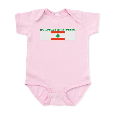 CafePress - 50 PERCENT LEBANESE IS BETTER Infant Bodysuit - Baby Light Bodysuit Size Newborn - 24 Months
CafePress - 50 PERCENT LEBANESE IS BETTER Infant Bodysuit - Baby Light Bodysuit Size Newborn - 24 Months
