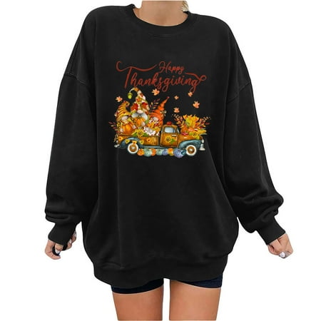 Honeeladyy Clearance under 10$ Women s Fashion Thanksgiving Printed Loose Long Sleeve Blouse Round Neck Casual Pullover Tops Sweatershirt
Honeeladyy Clearance under 10$ Women s Fashion Thanksgiving Printed Loose Long Sleeve Blouse Round Neck Casual Pullover Tops Sweatershirt