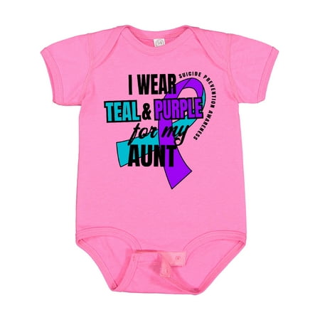 Inktastic Suicide Prevention I Wear Teal and Purple for My Aunt Gift Baby Boy or Baby Girl Bodysuit
Inktastic Suicide Prevention I Wear Teal and Purple for My Aunt Gift Baby Boy or Baby Girl Bodysuit