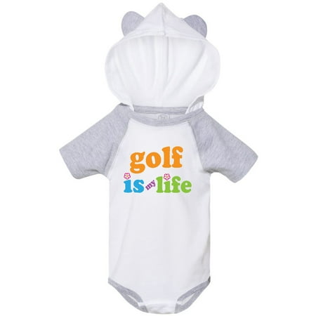 Inktastic Golfing Gift Golf is my Life Gift Baby Girl Bodysuit