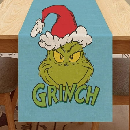 Gr1nch Christmas Whatever Red Table Runner 13x72 Inches Long Farmhouse Indoor Outdoor Vintage Winter Xmas Holiday Theme Gathering Dinner Party Holiday Decor
Gr1nch Christmas Whatever Red Table Runner 13x72 Inches Long Farmhouse Indoor Outdoor Vintage Winter Xmas Holiday Theme Gathering Dinner Party Holiday Decor