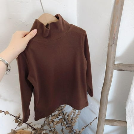 Autumn Winter Girls Warm Bottoming Shirt Baby Children Solid Color All-match High-Neck Tops Kids Clothing
Autumn Winter Girls Warm Bottoming Shirt Baby Children Solid Color All-match High-Neck Tops Kids Clothing