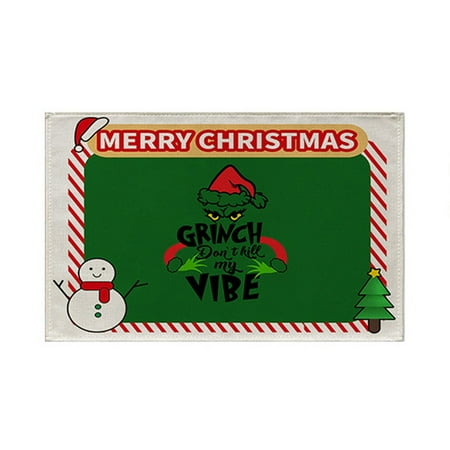 gr1nch Decor Cartoon Printed Rectangular Dining Mat Water Cup Mat Cute Dining Mat Suitable for Placing Plates (Buy 1 get 1 for Free!)
gr1nch Decor Cartoon Printed Rectangular Dining Mat Water Cup Mat Cute Dining Mat Suitable for Placing Plates (Buy 1 get 1 for Free!)