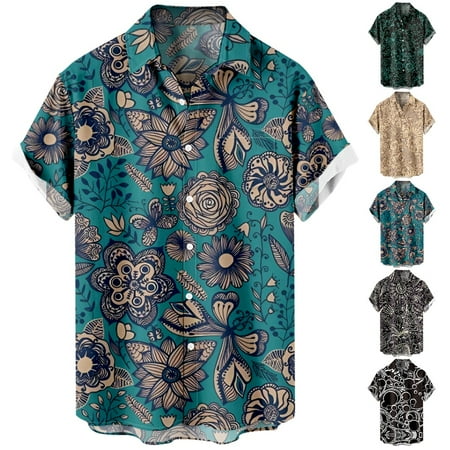 Family Matching Casual Button Down Short Sleeve Hawaiian Shirts Regular Slim-Fit Tops Plus Size Men
Family Matching Casual Button Down Short Sleeve Hawaiian Shirts Regular Slim-Fit Tops Plus Size Men