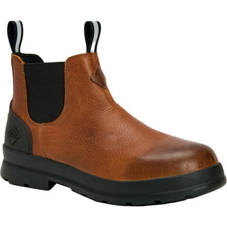 Muck Men s Chore Farm Leather Chelsea PT - MED Caramel