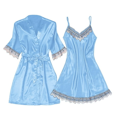 New Womens Pajamas Set 2-Piece Women Garter Lingerie Set Robes Lace Bodysuit Deep-V Neck Underwear
New Womens Pajamas Set 2-Piece Women Garter Lingerie Set Robes Lace Bodysuit Deep-V Neck Underwear