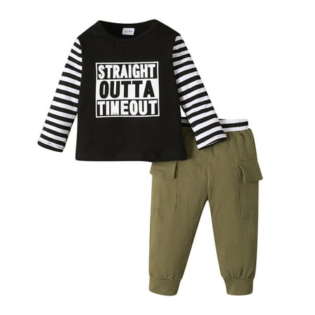 NZRVAWS Infant Baby Boys Outfits Winter Outfits 18 Months Baby Boys Letter Print 24 Months Baby Boys Splice Top Pants 2pcs Clothes Set Black
NZRVAWS Infant Baby Boys Outfits Winter Outfits 18 Months Baby Boys Letter Print 24 Months Baby Boys Splice Top Pants 2pcs Clothes Set Black