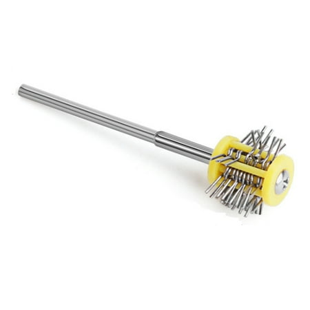 Pro Texturning Brushes Professional Polishing Grit Mounted Matt Wire Brush with Handle DIY Jewelry Making Tools Yellow
Pro Texturning Brushes Professional Polishing Grit Mounted Matt Wire Brush with Handle DIY Jewelry Making Tools Yellow
