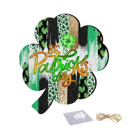 St. Patricks Day Wooden Hanging Sign Living Room Holiday Home Decoration Wooden Sign Pendant White Green
St. Patricks Day Wooden Hanging Sign Living Room Holiday Home Decoration Wooden Sign Pendant White Green