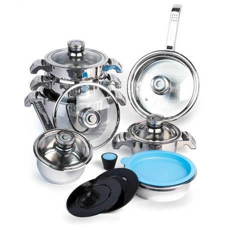 16-Pc Invico Vitrum Cookware Set