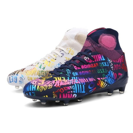 Soccer Cleats Mens Soccer Shoes Boys Professional High-Top Football Boots Indoor Outdoor Competition Training Shoes Comfortable Turf Football Shoes
Soccer Cleats Mens Soccer Shoes Boys Professional High-Top Football Boots Indoor Outdoor Competition Training Shoes Comfortable Turf Football Shoes