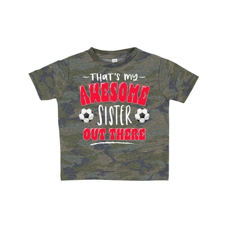 Inktastic That s My Awesome Sister out There with Soccer Balls Gift Toddler Boy or Toddler Girl T-Shirt
Inktastic That s My Awesome Sister out There with Soccer Balls Gift Toddler Boy or Toddler Girl T-Shirt