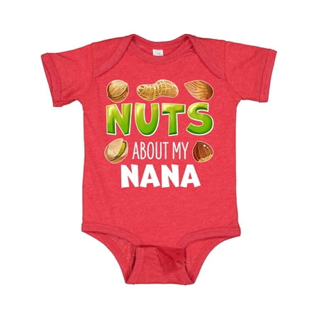 Inktastic Nuts About My Nana Peanut Almond Pistachio Gift Baby Boy or Baby Girl Bodysuit
Inktastic Nuts About My Nana Peanut Almond Pistachio Gift Baby Boy or Baby Girl Bodysuit