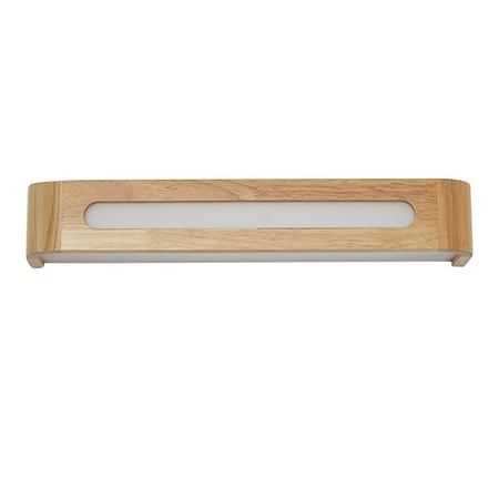 Mirror Light Wall Lamp Wooden Bedroom Bedside Toilet Stair Wall Light (Wood Color White Light 30x10x8cm 8W Khaki)
Mirror Light Wall Lamp Wooden Bedroom Bedside Toilet Stair Wall Light (Wood Color White Light 30x10x8cm 8W Khaki)