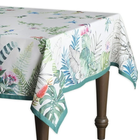 MOHYN Hermine Tropiques 100% Cotton Tablecloth for Kitchen Dining | Tabletop | Decoration | Parties | Weddings | Spring/Summer (Rectangle 60 Inch by 120 Inch).
MOHYN Hermine Tropiques 100% Cotton Tablecloth for Kitchen Dining | Tabletop | Decoration | Parties | Weddings | Spring/Summer (Rectangle 60 Inch by 120 Inch).