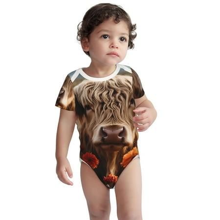 Kdxio Realistic Flower Cow Pattern Unisex Baby Cotton Short Sleeve Bodysuits-12 Months
Kdxio Realistic Flower Cow Pattern Unisex Baby Cotton Short Sleeve Bodysuits-12 Months