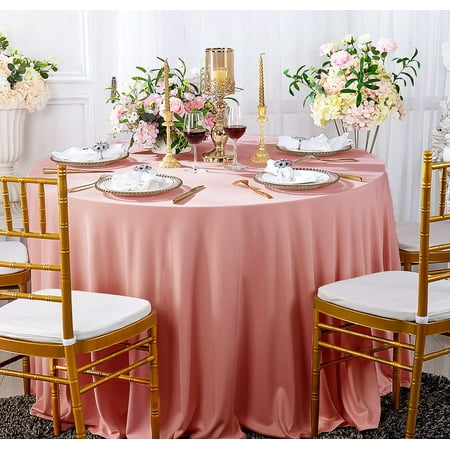 Wedding Linens Inc. 132 Round Scuba Wrinkle Free Round Table Cover Tablecloth - Rose Pink
Wedding Linens Inc. 132 Round Scuba Wrinkle Free Round Table Cover Tablecloth - Rose Pink