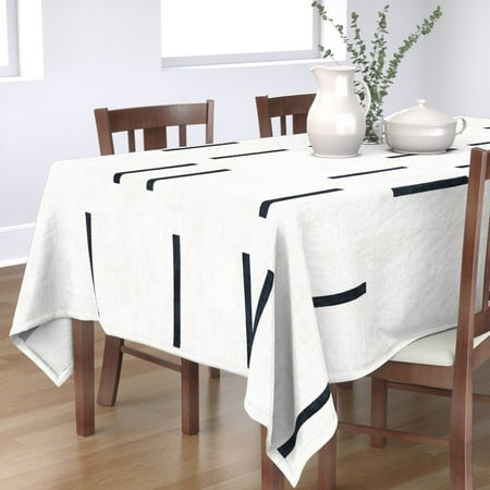 Cotton Sateen Tablecloth 70 x 144 - Line White Mudcloth Large Mod Minimalist Boho Bohemian Lines Black Simple Print Custom Table Linens by Spoonflower
Cotton Sateen Tablecloth 70 x 144 - Line White Mudcloth Large Mod Minimalist Boho Bohemian Lines Black Simple Print Custom Table Linens by Spoonflower