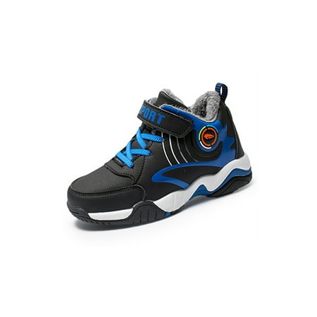 Rotosw Kids Sneakers Anti-Slip Running Shoe Athletic Warm Shoes Fashion Plush Lined Sneaker Winter Breathable Trainers Black Blue 3Y
Rotosw Kids Sneakers Anti-Slip Running Shoe Athletic Warm Shoes Fashion Plush Lined Sneaker Winter Breathable Trainers Black Blue 3Y