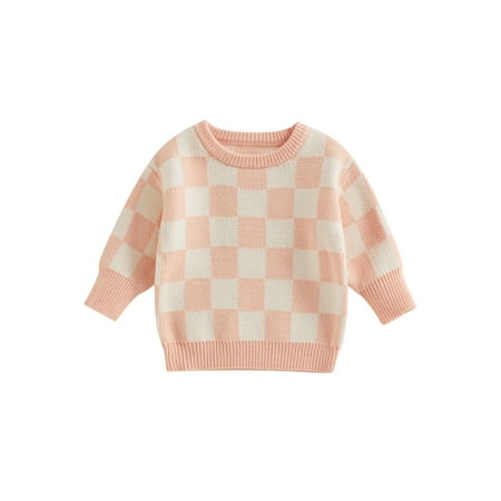Ma&Baby Toddler Girls Boys Autumn Sweater Long Sleeve Candy Colors Checkerboard Print Knitwear
Ma&Baby Toddler Girls Boys Autumn Sweater Long Sleeve Candy Colors Checkerboard Print Knitwear