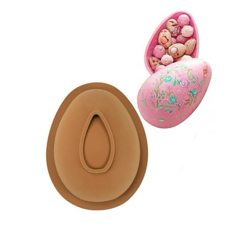 3D Silicone Easter Egg Shape Mold Homemade Baking Pastry Mold (182mm)