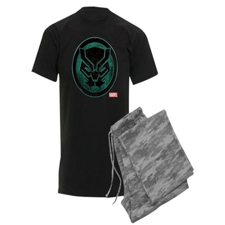 CafePress - Black Panther Grunge Icon - Men s Dark Pajamas