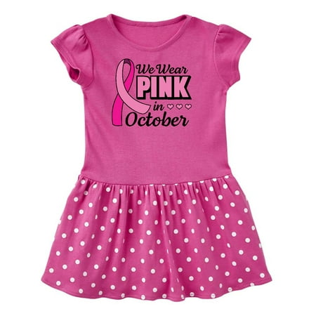Inktastic Breast Cancer Awareness We Wear Pink in October Gift Toddler Girl Dress
Inktastic Breast Cancer Awareness We Wear Pink in October Gift Toddler Girl Dress
