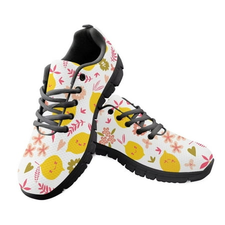 Renewold Cartoon Yellow Lemons Fashion Women Running Shoes Sneakers Ladies Trainers for Hiking Walking Sports Travel Jogging Shoe Low Top Lace Up Shoes Size US 5
Renewold Cartoon Yellow Lemons Fashion Women Running Shoes Sneakers Ladies Trainers for Hiking Walking Sports Travel Jogging Shoe Low Top Lace Up Shoes Size US 5