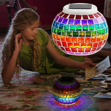 Tangnade Kitchen Utensils and Decorations Solar Lights Mo^saic Solar Light Colour Changing Star Solar Lamp Night Light Waterproof Glass Ball Decorative Table Lamp
Tangnade Kitchen Utensils and Decorations Solar Lights Mo^saic Solar Light Colour Changing Star Solar Lamp Night Light Waterproof Glass Ball Decorative Table Lamp
