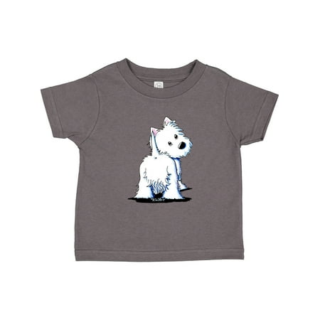 Inktastic Fluffy Butt Westie Gift Toddler Boy or Toddler Girl T-Shirt