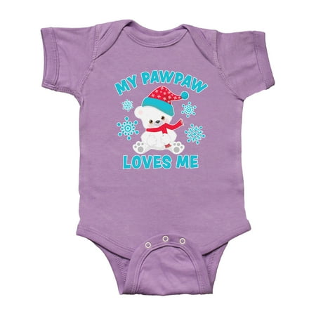Inktastic Polar Bear My Pawpaw Loves Me in Santa Hat with Snowflakes Gift Baby Boy or Baby Girl Bodysuit
Inktastic Polar Bear My Pawpaw Loves Me in Santa Hat with Snowflakes Gift Baby Boy or Baby Girl Bodysuit