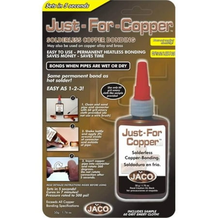 Highside Chemicals Just For Copper 5-3/8 in. L x 8-1/2 in. W Copper and Brass Bonding Kit 2 pc.
Highside Chemicals Just For Copper 5-3/8 in. L x 8-1/2 in. W Copper and Brass Bonding Kit 2 pc.