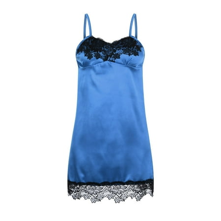 Yinguo Women s Nightdress Lingerie Satin Lace Negligee Short Sleepwear Strappy Dress
Yinguo Women s Nightdress Lingerie Satin Lace Negligee Short Sleepwear Strappy Dress