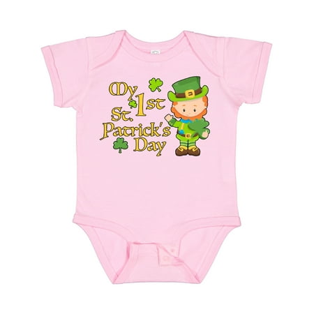Inktastic My First St. Patricks Day- Leprechaun and Shamrocks Gift Baby Boy or Baby Girl Bodysuit
Inktastic My First St. Patricks Day- Leprechaun and Shamrocks Gift Baby Boy or Baby Girl Bodysuit