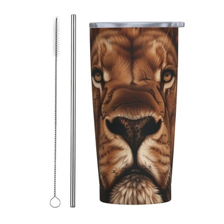 Animal close-up 20 oz stainless steel car cup with straw cover insulated hot and cold water cup coffee cup
Animal close-up 20 oz stainless steel car cup with straw cover insulated hot and cold water cup coffee cup