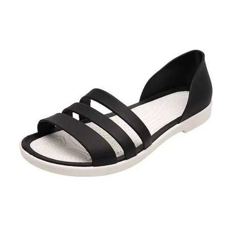 JJtiger Jelly Plastic Sandals Women s summer non-slip soft sole