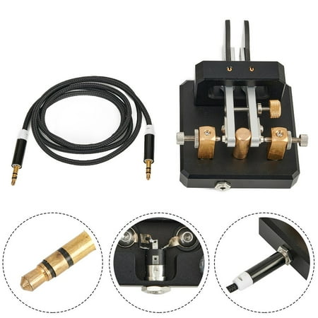Automatic Morse Dual-Paddle Telegraph Key CW Key for Ham Radio Users