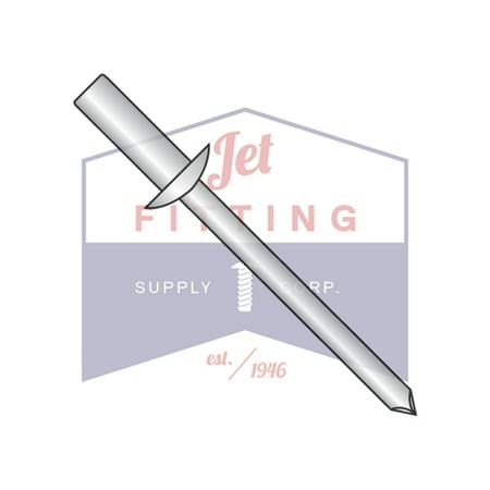 1/8 Closed End Blind Rivets | All Stainless | Dome Head | Body: 18-8 Stainless Steel | Pin: 18-8 Stainless Steel (Quantity: 1000)
1/8 Closed End Blind Rivets | All Stainless | Dome Head | Body: 18-8 Stainless Steel | Pin: 18-8 Stainless Steel (Quantity: 1000)