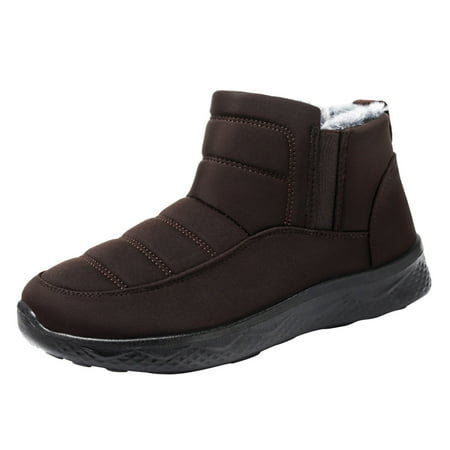 Fsqjgq Boots Climbing Trees Utility Service Fashion Winter Men Snow Boots Flat Soft Non Slip Waterproof Uppers High Top Plush Warm Comfortable Solid Color Slip On Snow Shoes for Men A 43
Fsqjgq Boots Climbing Trees Utility Service Fashion Winter Men Snow Boots Flat Soft Non Slip Waterproof Uppers High Top Plush Warm Comfortable Solid Color Slip On Snow Shoes for Men A 43
