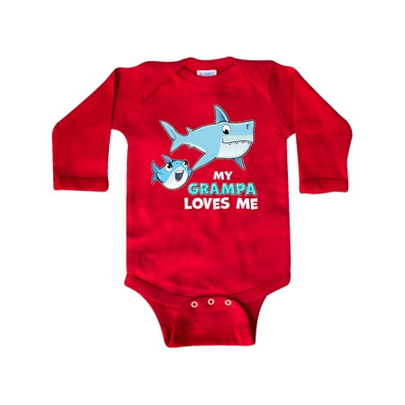 Inktastic My Grampa Loves Me with Cute Sharks Gift Baby Boy or Baby Girl Long Sleeve Bodysuit
Inktastic My Grampa Loves Me with Cute Sharks Gift Baby Boy or Baby Girl Long Sleeve Bodysuit