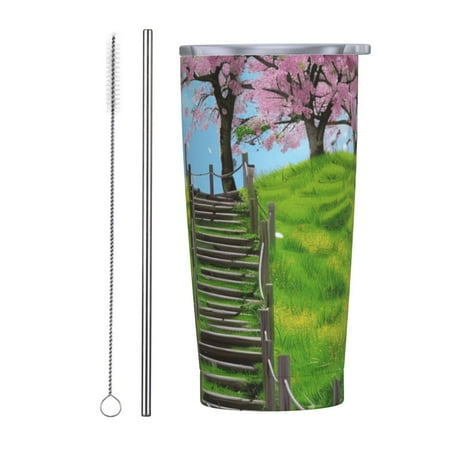 scenery 20 oz insulated cup stainless steel travel cup with lid and straw leak proof portable coffee cup car camping outdoor insulated cup
scenery 20 oz insulated cup stainless steel travel cup with lid and straw leak proof portable coffee cup car camping outdoor insulated cup