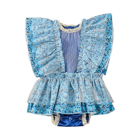 JINSIJU Baby Girl s Romper Floral Print Patchwork Tulle Ruffle Sleeveless Snap Crotch Dress Style Infant Girl Bodysuit
JINSIJU Baby Girl s Romper Floral Print Patchwork Tulle Ruffle Sleeveless Snap Crotch Dress Style Infant Girl Bodysuit