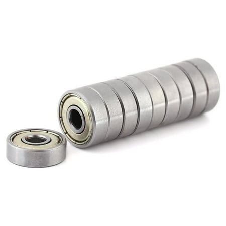 10 Pieces of Miniature 626ZZ Deep Groove Bimetallic 6X19X6mm