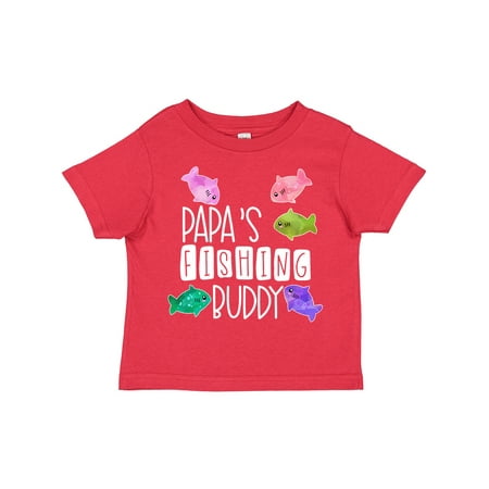 Inktastic Papa s Fishing Buddy with Colorful Fish Gift Toddler Boy or Toddler Girl T-Shirt
Inktastic Papa s Fishing Buddy with Colorful Fish Gift Toddler Boy or Toddler Girl T-Shirt