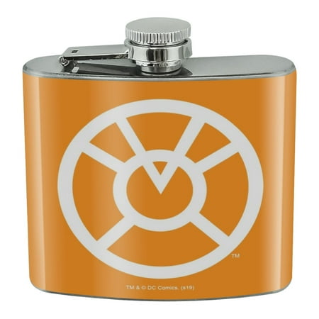 Green Lantern Blackest Night Orange Lantern Logo Stainless Steel 5oz Hip Drink Kidney Flask
Green Lantern Blackest Night Orange Lantern Logo Stainless Steel 5oz Hip Drink Kidney Flask